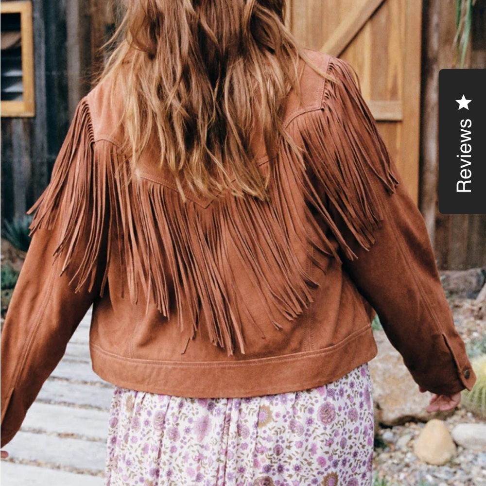 Spell Rider Suede Tassel Jacket - Picture 3 of 13